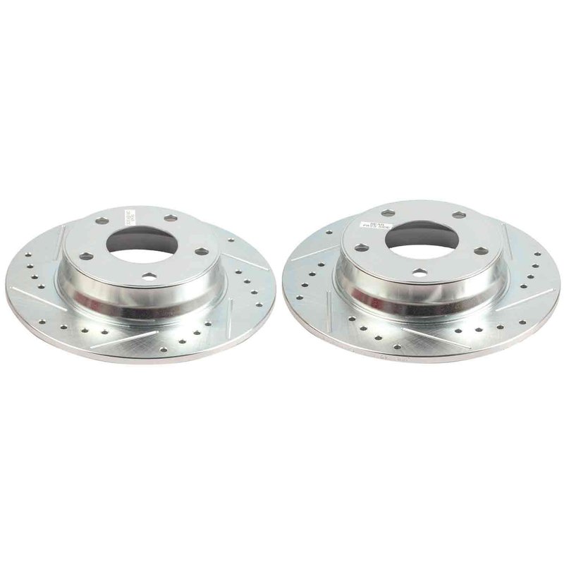 PowerStop JBR1912XPR Disc Brake Rotor Set - Rear