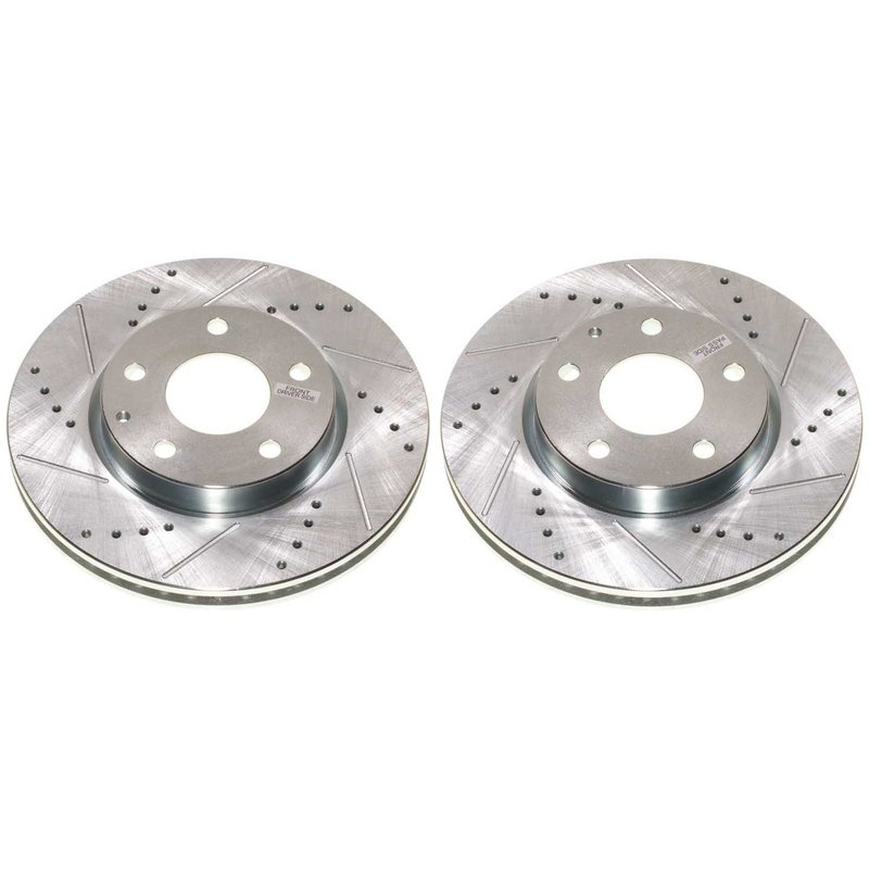 PowerStop JBR1915XPR Disc Brake Rotor Set - Front
