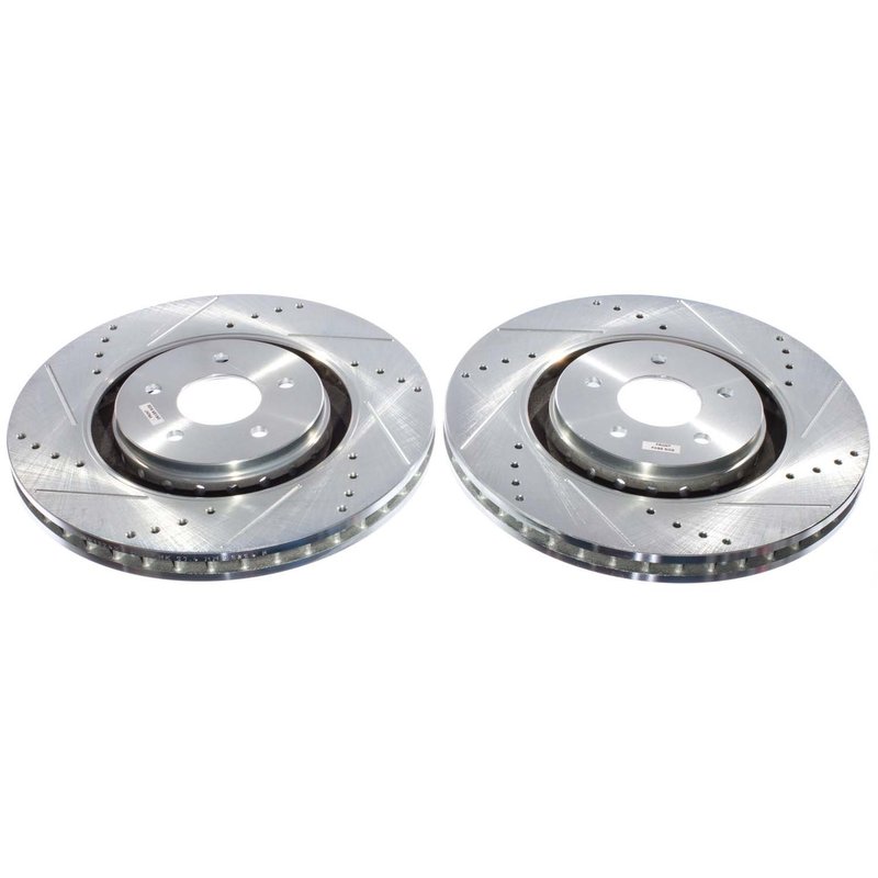 PowerStop JBR1924XPR Disc Brake Rotor Set - Front