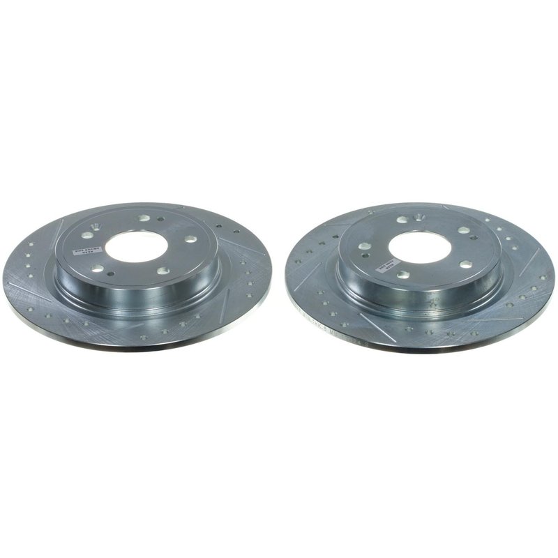 PowerStop JBR1925XPR Disc Brake Rotor Set - Rear