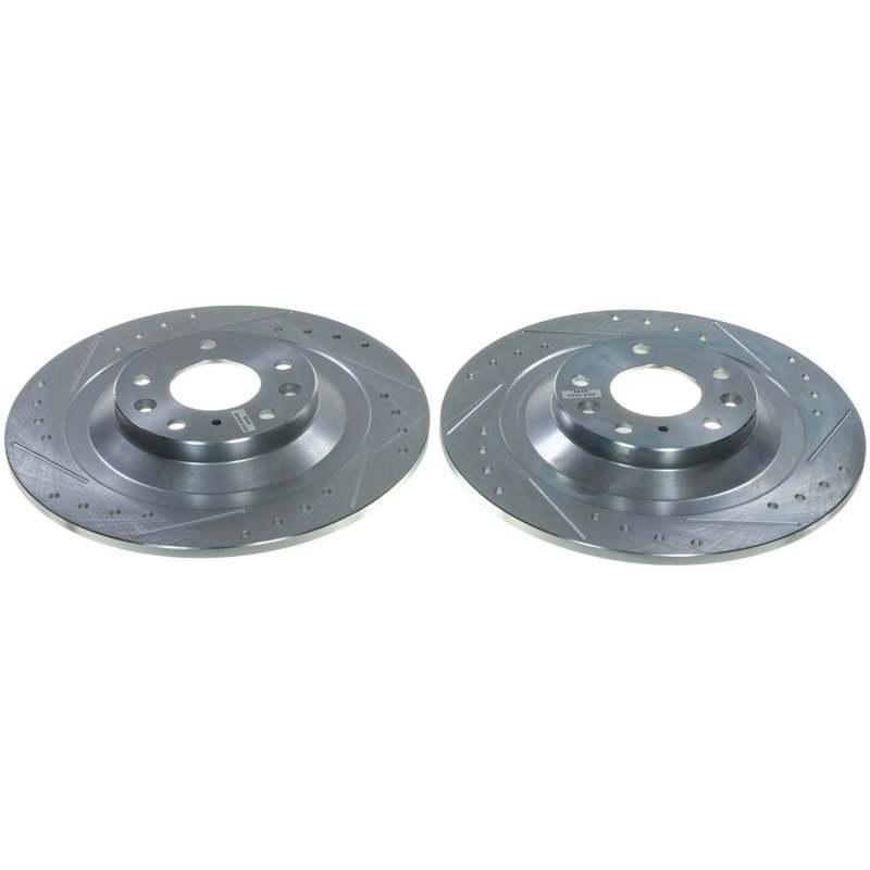 PowerStop JBR1929XPR Disc Brake Rotor Set - Rear