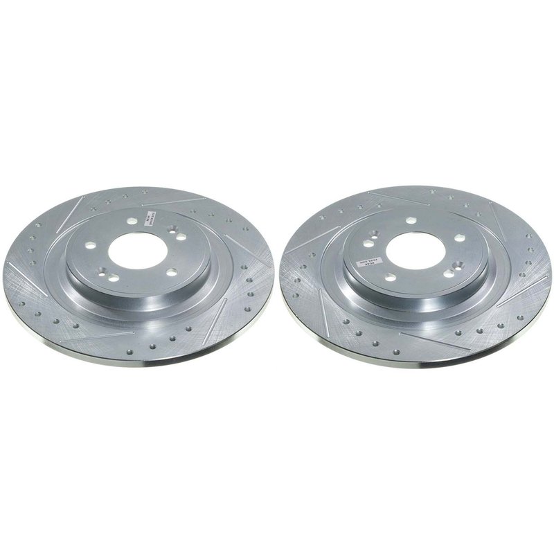 PowerStop JBR1932XPR Disc Brake Rotor Set - Rear
