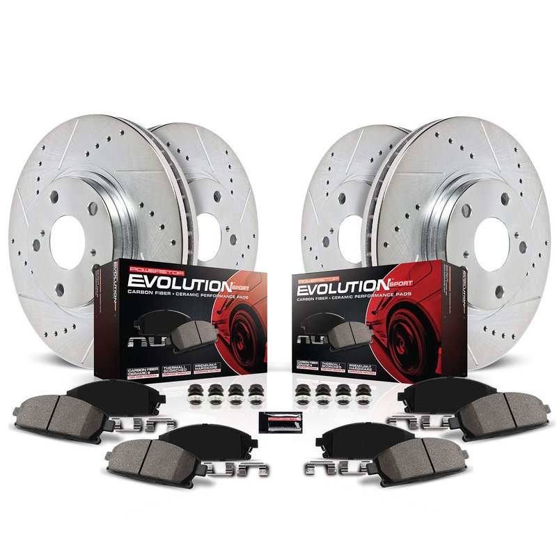 PowerStop K5369 Disc Brake Kit - Front and Rear