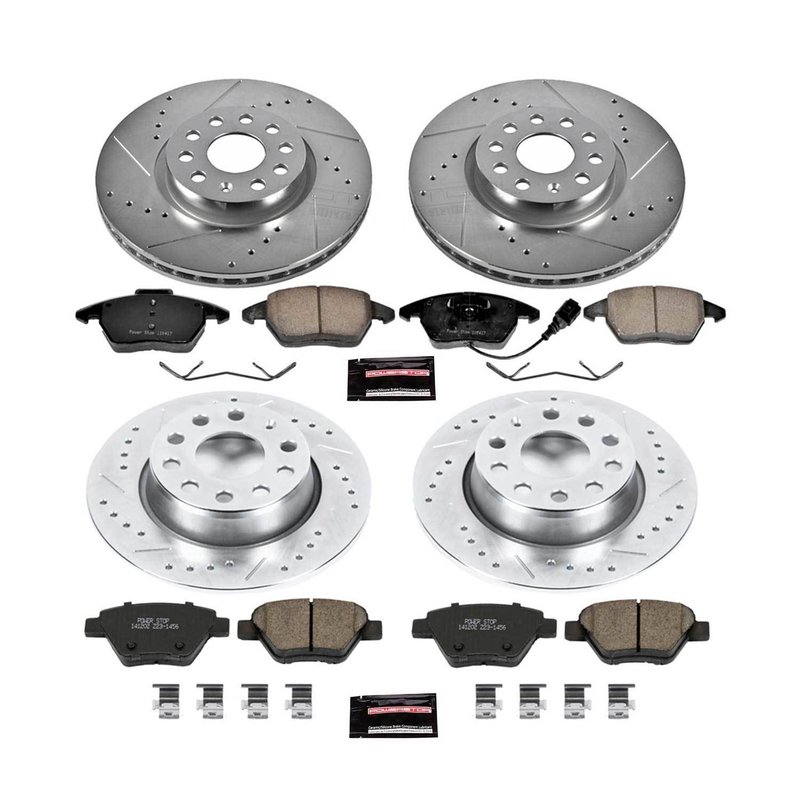PowerStop K5801 Disc Brake Kit - Front and Rear