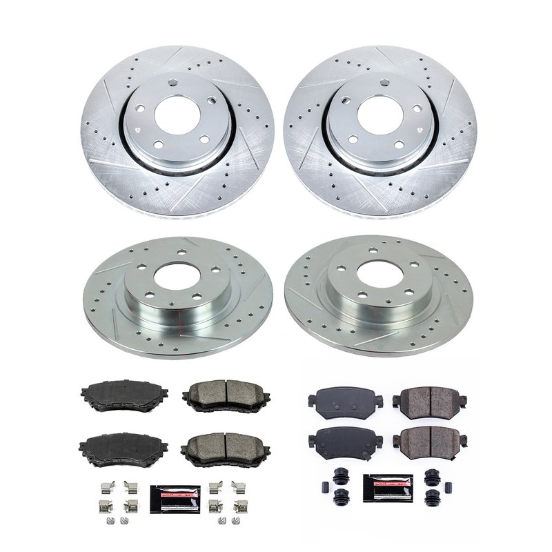 PowerStop K8917 Disc Brake Kit - Front and Rear
