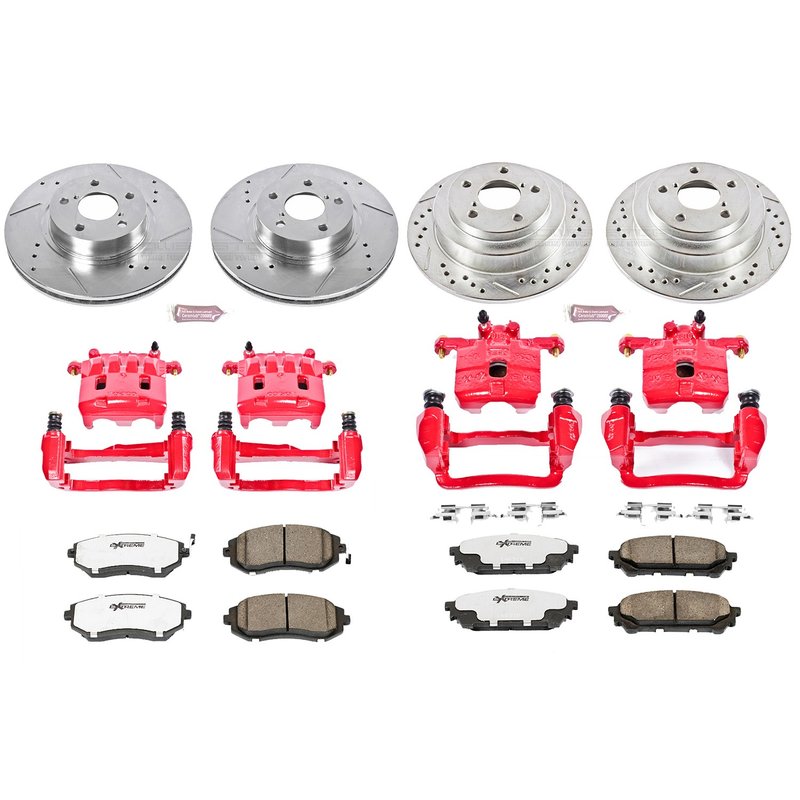 PowerStop KC1127-26 Disc Brake Kit - Front and Rear