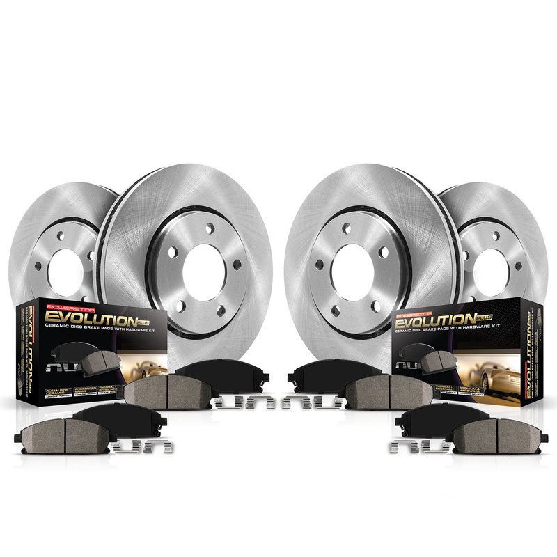 PowerStop KOE6350 Disc Brake Kit - Front and Rear