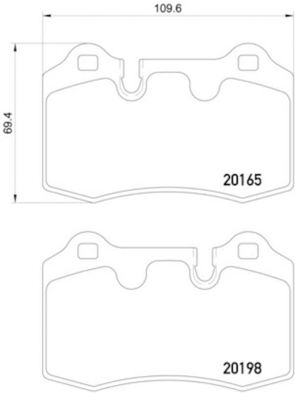 Pagid 355015881 Disc Brake Pad Set - Rear