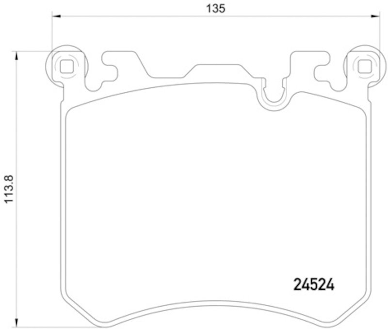 Pagid 355020431 Disc Brake Pad Set - Front