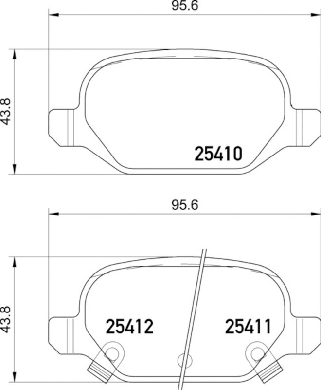 Pagid 355020751 Disc Brake Pad Set - Rear