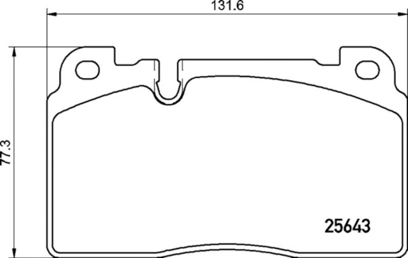 Pagid 355021331 Disc Brake Pad Set - Front