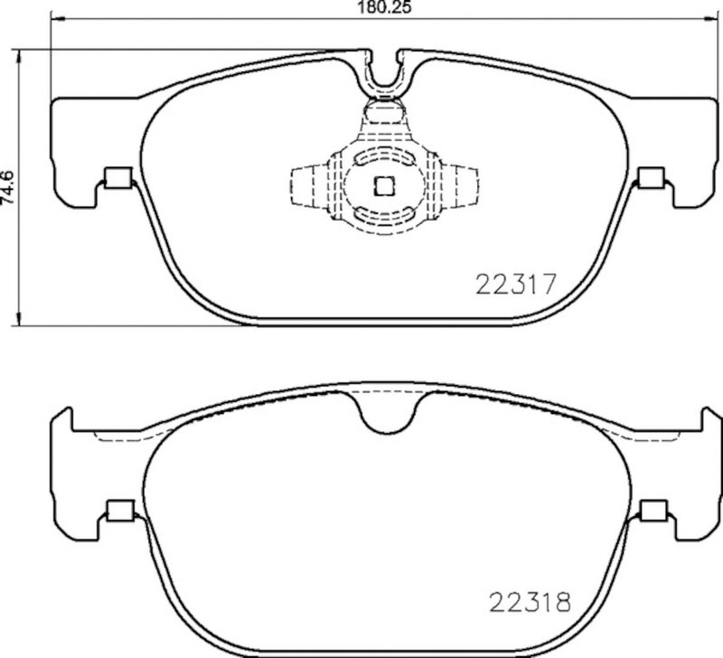 Pagid 355024801 Disc Brake Pad Set - Front