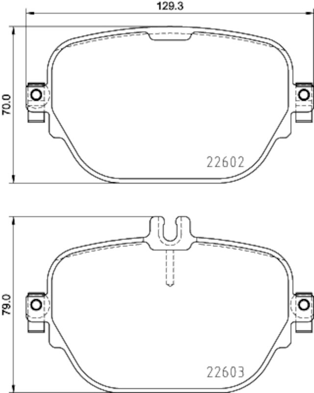 Pagid 355031711 Disc Brake Pad Set - Rear