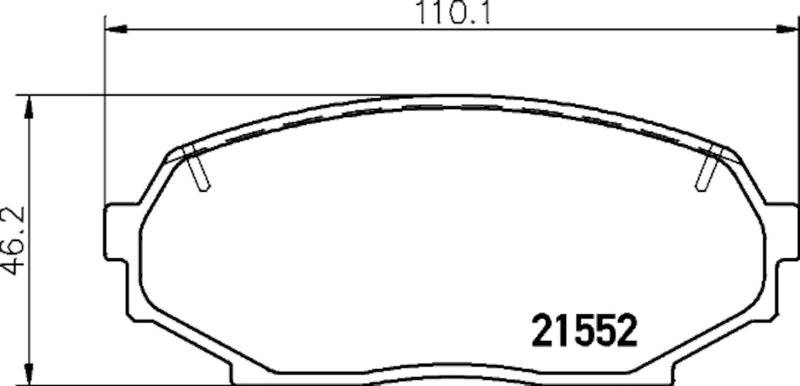 Pagid 355034551 Disc Brake Pad Set - Front