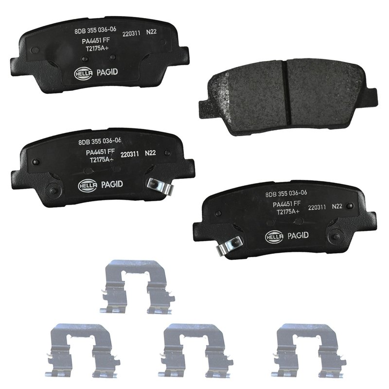 Pagid 355036061 Disc Brake Pad Set - Rear