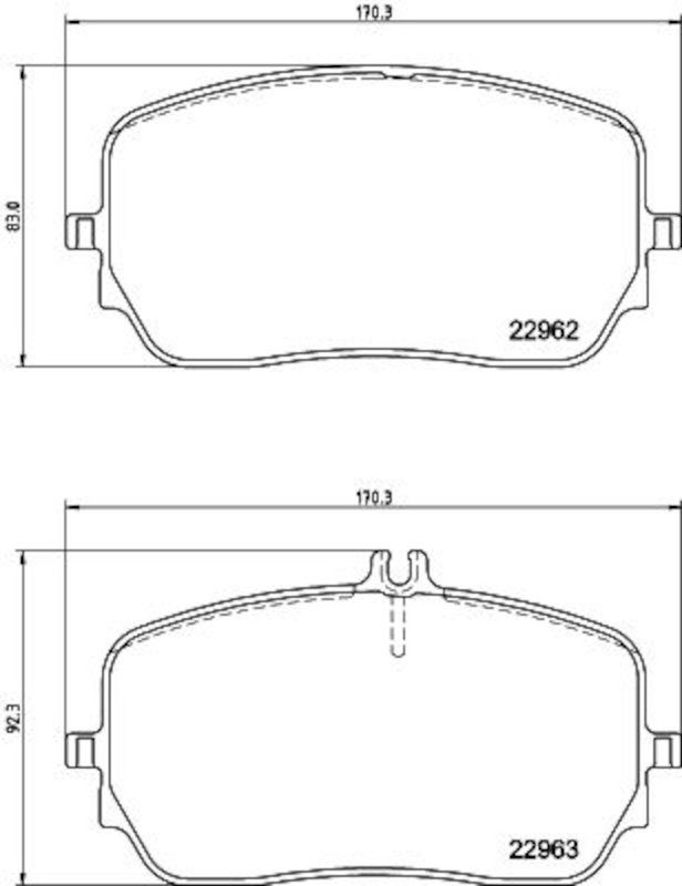 Pagid 355039211 Disc Brake Pad Set - Front