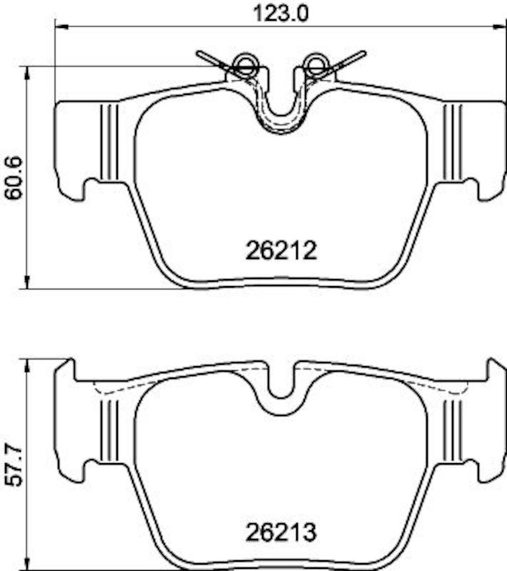 Pagid 355040581 Disc Brake Pad Set - Rear