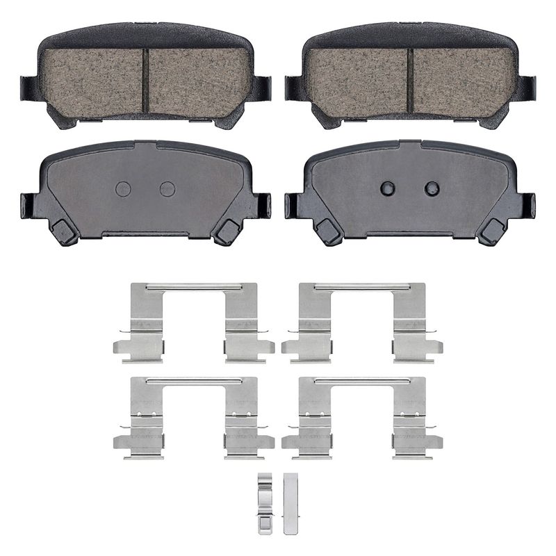 DuraGo BP1806C Disc Brake Pad Set - Rear