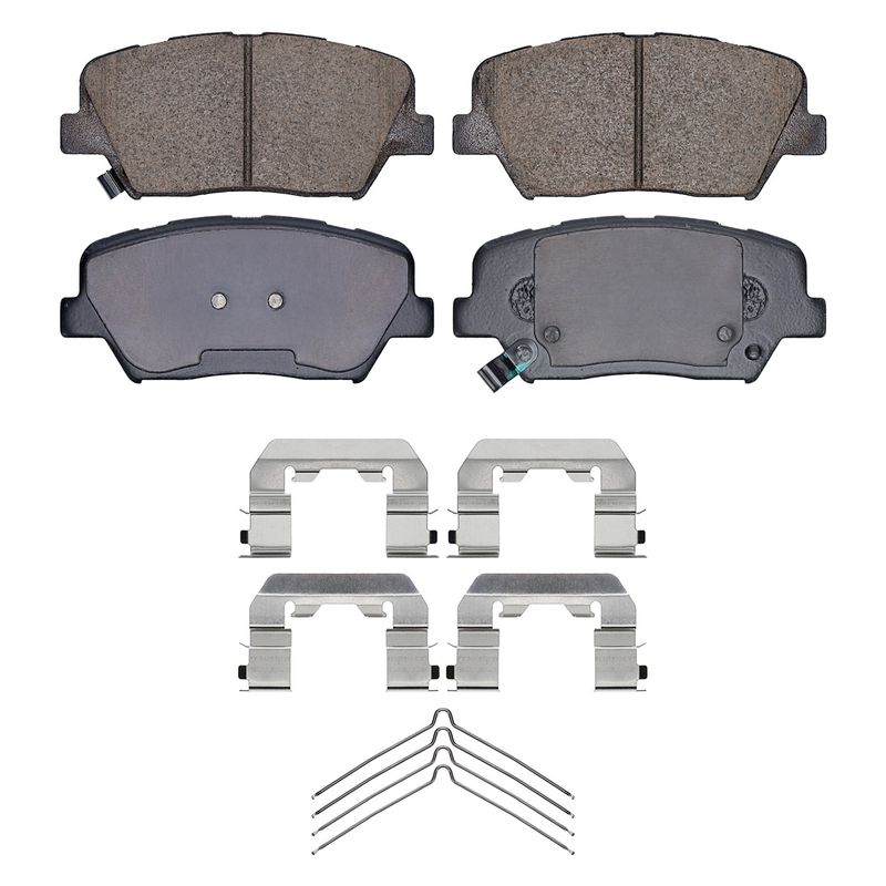 DuraGo BP1815C Disc Brake Pad Set - Front