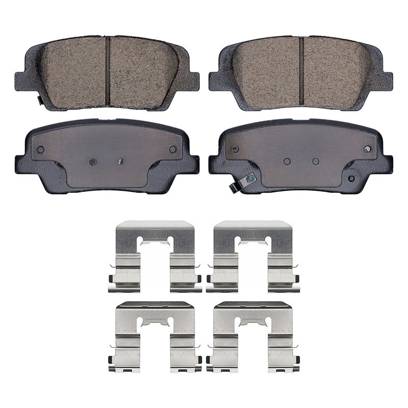 DuraGo BP1816C Disc Brake Pad Set - Rear