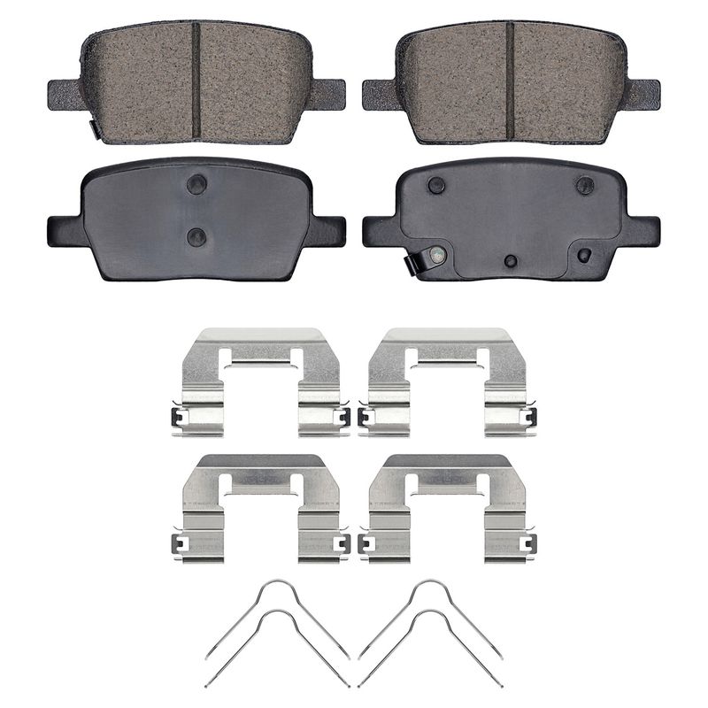 DuraGo BP1914C Disc Brake Pad Set - Rear