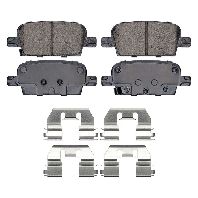DuraGo BP1921C Disc Brake Pad Set - Rear