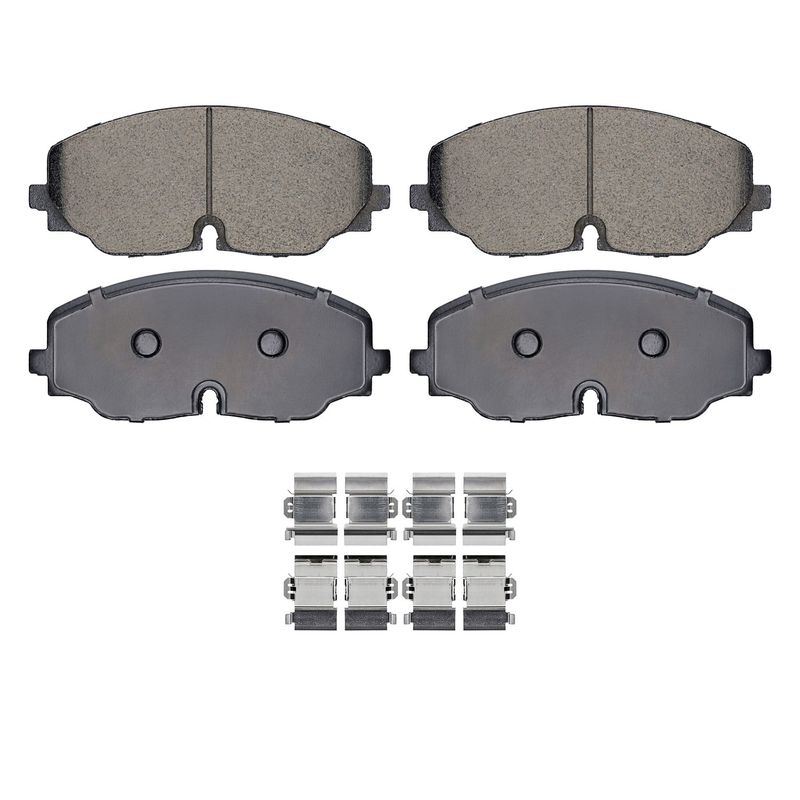 DuraGo BP2074C Disc Brake Pad Set - Front