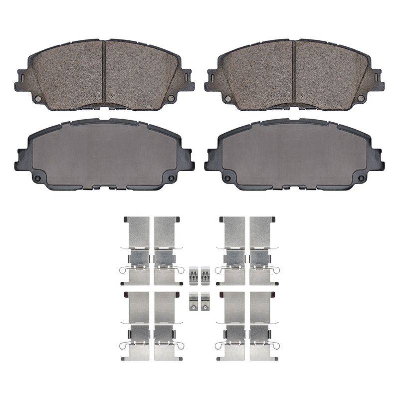 DuraGo BP2076C Disc Brake Pad Set - Front