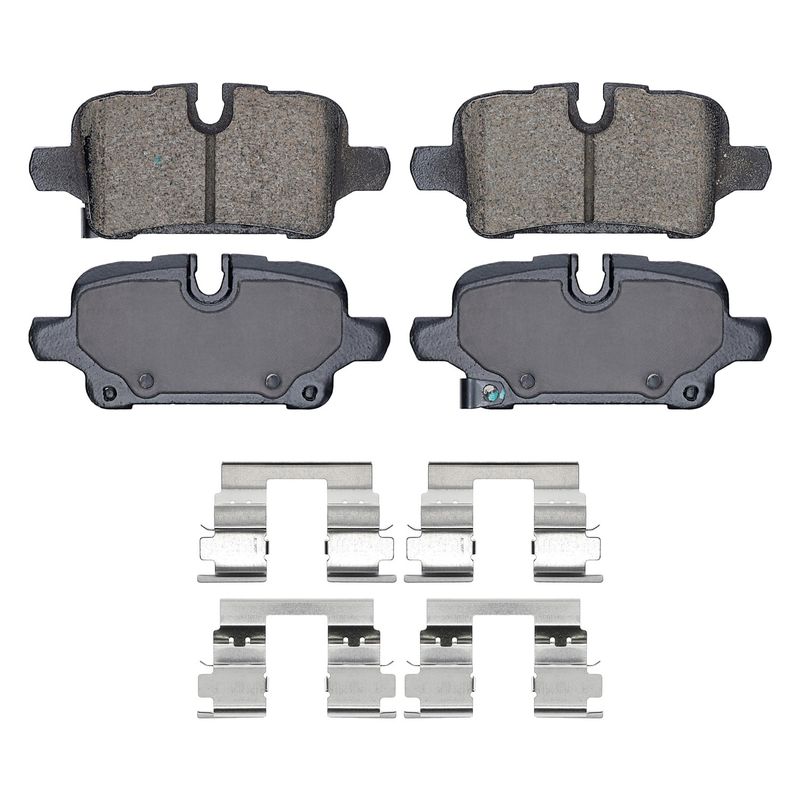 DuraGo BP2374C Disc Brake Pad Set - Rear