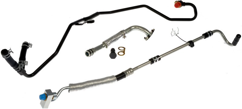 Dorman 667-496 Turbocharger Coolant and Oil Supply / Return Line Kit - Left