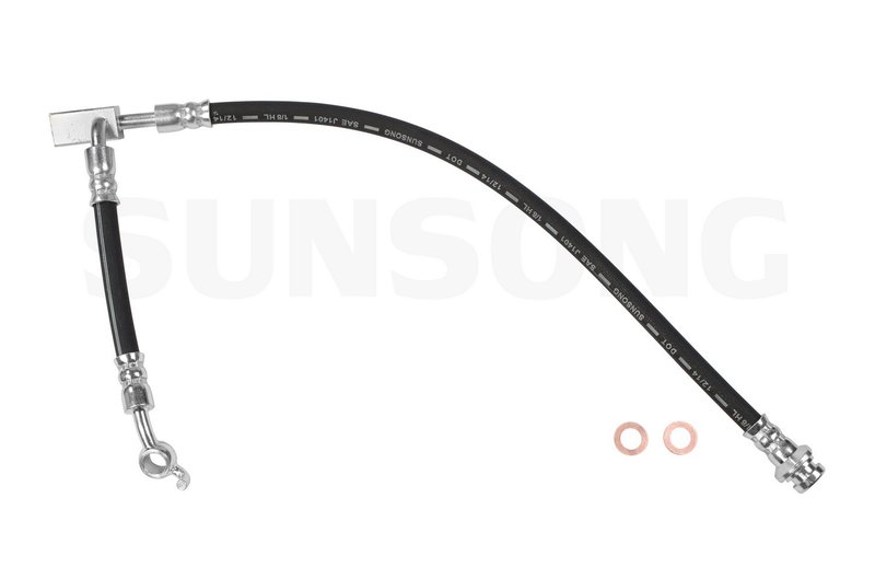 Sunsong 2201368 Brake Hydraulic Hose - Front Left