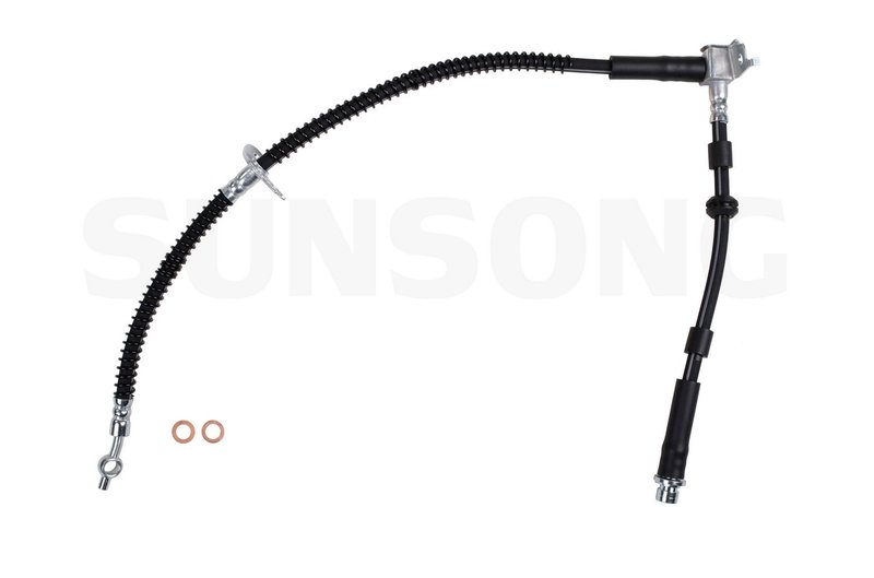 Sunsong 2201379 Brake Hydraulic Hose - Front Left or Front Right