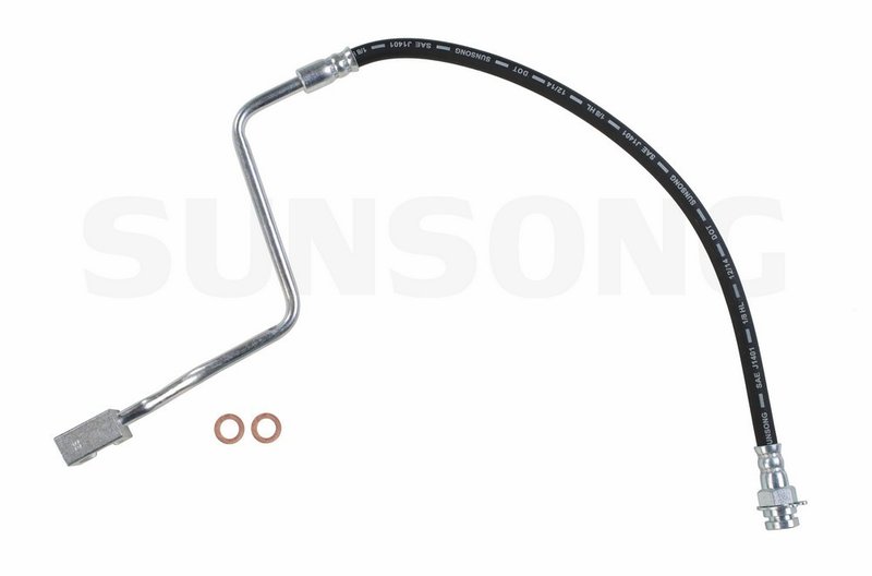Sunsong 2203122 Brake Hydraulic Hose - Front Right or Rear Left