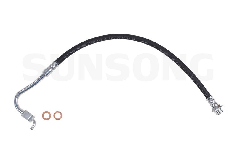 Sunsong 2204538 Brake Hydraulic Hose - Front Left or Front Right