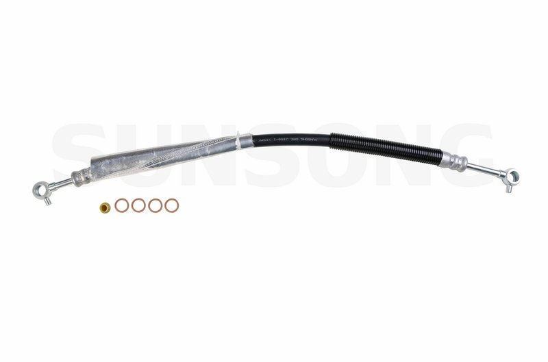 Sunsong 3401048 Power Steering Pressure Line Hose Assembly - From Pump