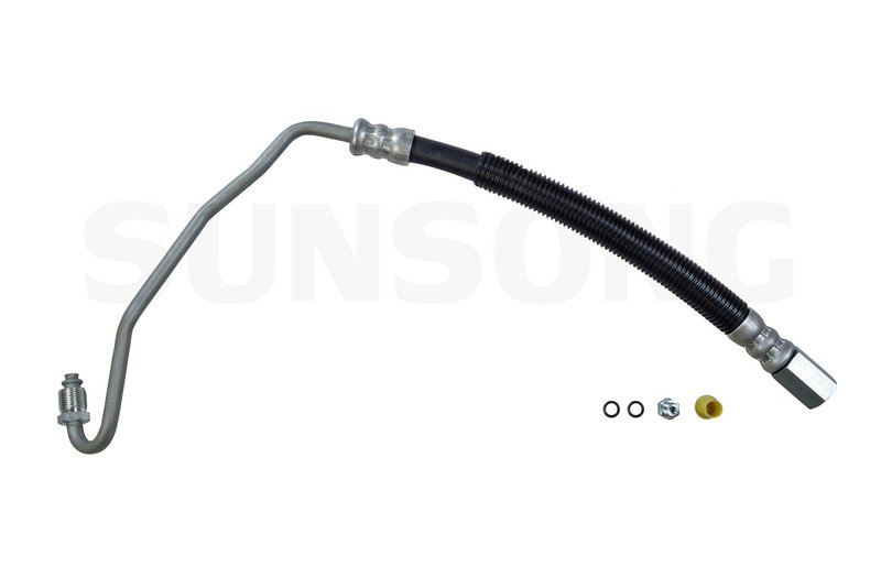 Sunsong 3401072 Power Steering Pressure Line Hose Assembly - To Gear or To Rack