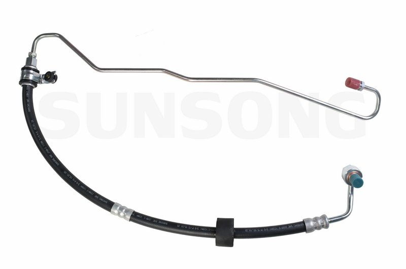 Sunsong 3401106 Power Steering Pressure Line Hose Assembly - Pump To Rack