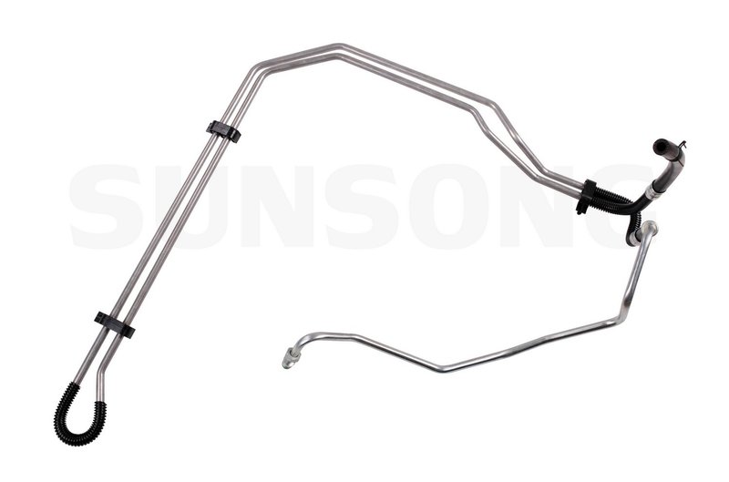 Sunsong 3401140 Power Steering Return Line Hose Assembly - From Gear