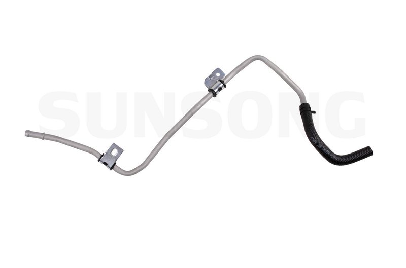 Sunsong 3401186 Power Steering Return Line Hose Assembly - Intermediate Pipe