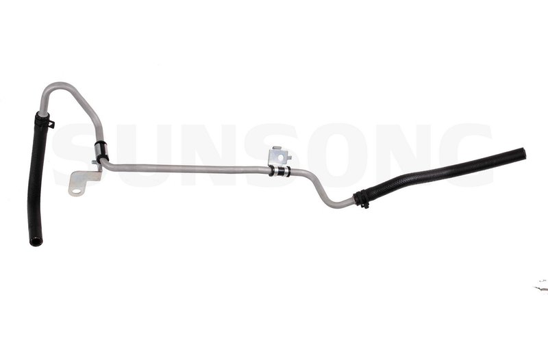 Sunsong 3401220 Power Steering Return Line Hose Assembly - Gear To Cooler
