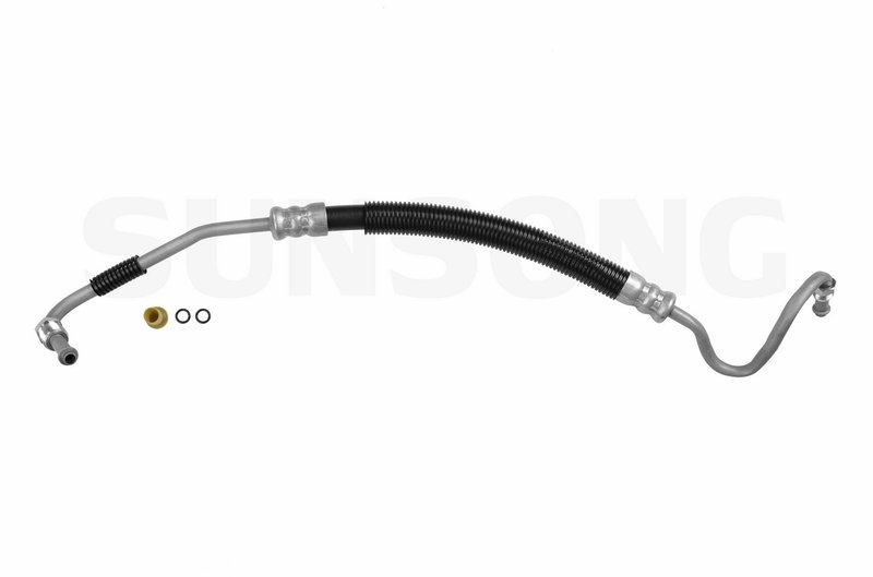 Sunsong 3401260 Power Steering Pressure Line Hose Assembly - Pump To Hydroboost