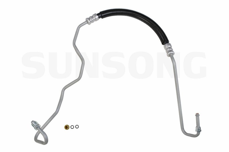 Sunsong 3401271 Power Steering Pressure Line Hose Assembly - Hydroboost To Gear
