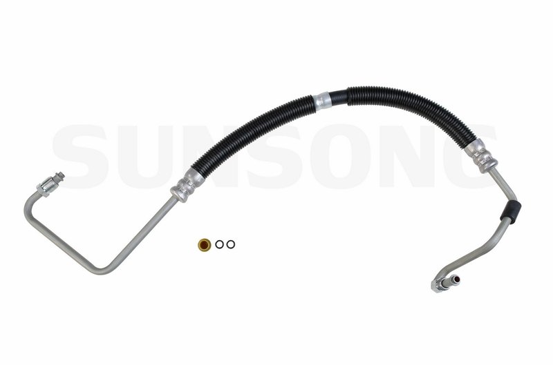 Sunsong 3401314 Power Steering Pressure Line Hose Assembly - Pump To Hydroboost