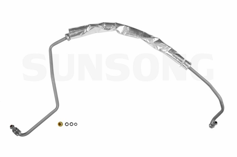 Sunsong 3401351 Power Steering Pressure Line Hose Assembly - Pump To Hydroboost