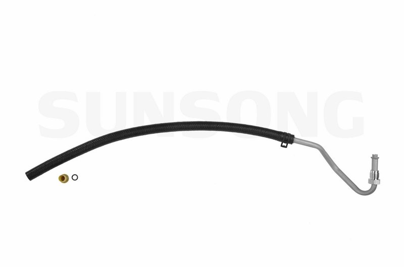 Sunsong 3401409 Power Steering Return Line Hose Assembly - From Gear, Gear To Cooler or Gear To Pump