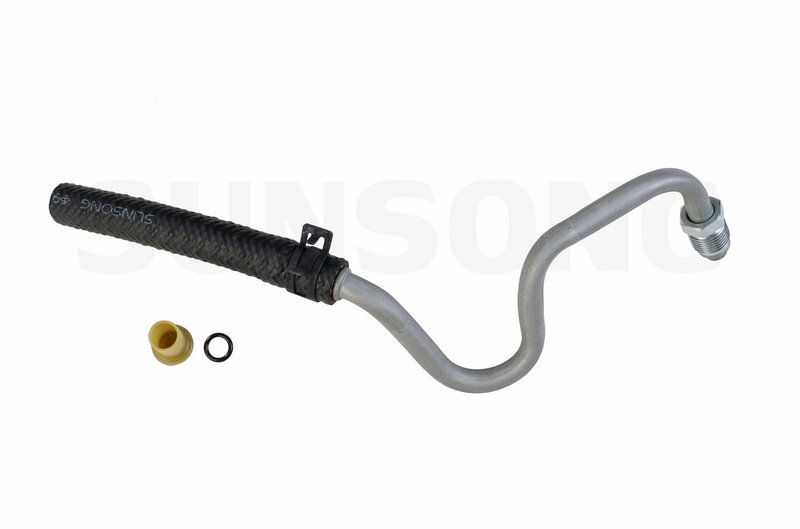 Sunsong 3401411 Power Steering Return Line Hose Assembly - Gear To Cooler
