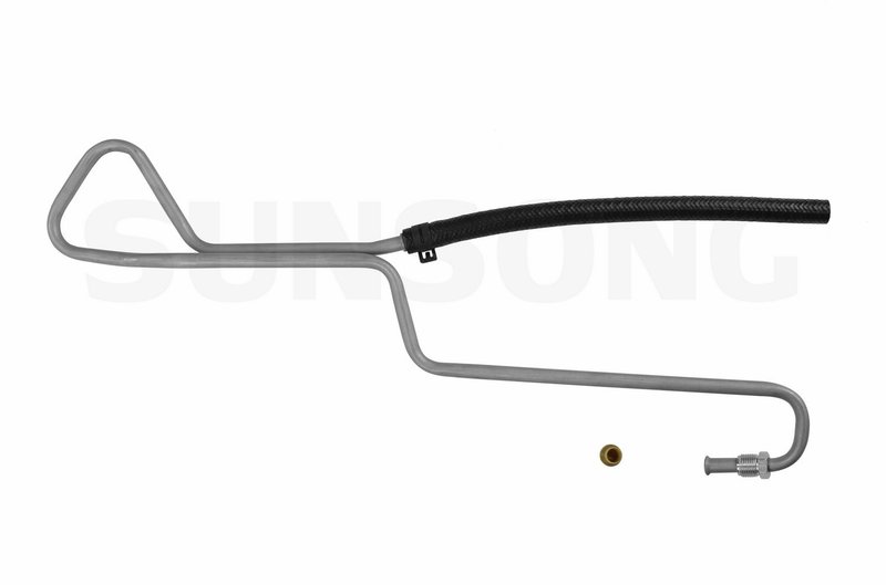 Sunsong 3401431 Power Steering Return Line Hose Assembly - From Gear