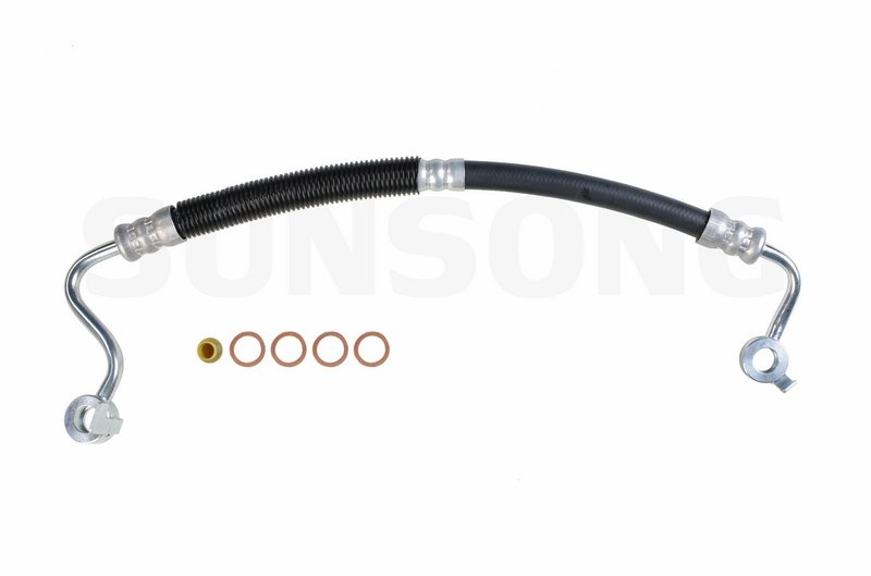 Sunsong 3401470 Power Steering Pressure Line Hose Assembly - From Pump