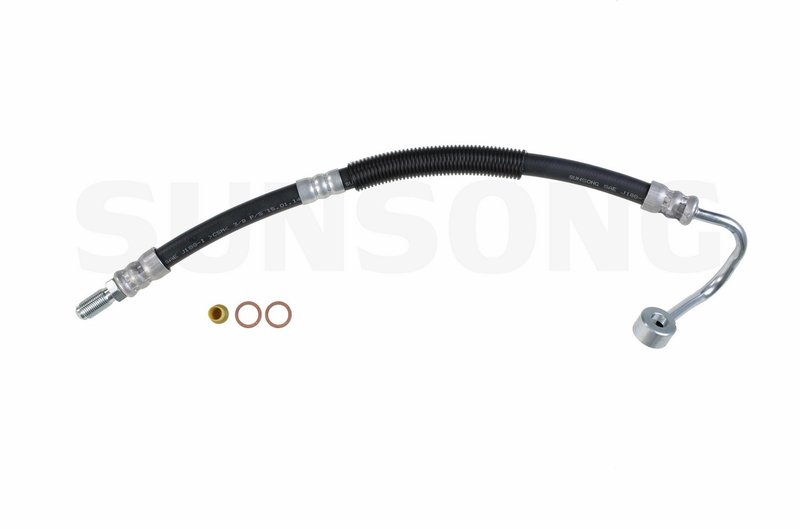 Sunsong 3401473 Power Steering Pressure Line Hose Assembly - From Pump