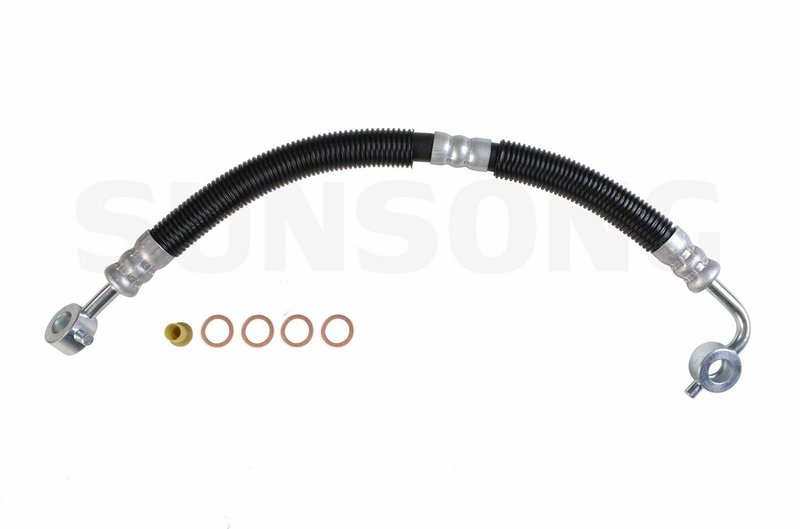 Sunsong 3401497 Power Steering Pressure Line Hose Assembly - From Pump